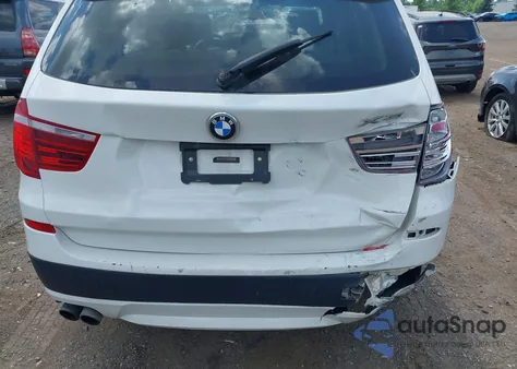 2014 BMW X3 xDrive28I из США, поврежденный, VIN 5UXWX9C55E0D11658